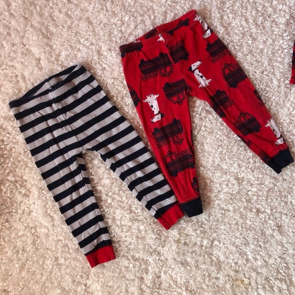 Carters 18 month pajamas 4pc set fire truck - Picture 2 of 7